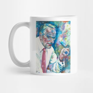 CARL JUNG - watercolor portrait .& Mug